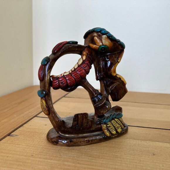 JART Embracing Couple Abstract Face Sculpture Cutout Silhouette Ethnic Tribal - Picture 7 of 10